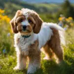 cavapoo with blue eyes